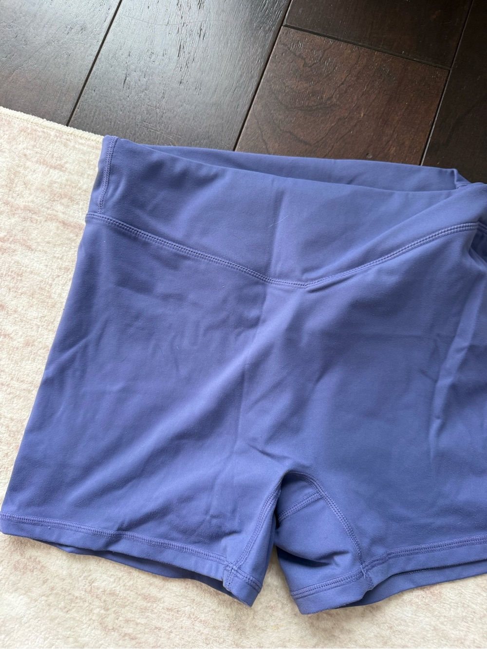 Women’s High-Waist blue Active Shorts